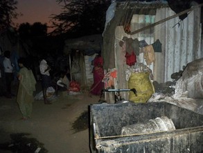 pathetic slums with rag pickers