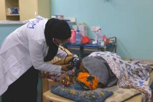 IOM ensuring crucial support.Photo:Abeer Alhasani.