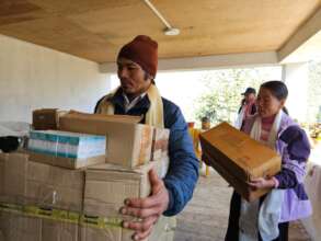 Phuleli Health Center Receiving Medicines