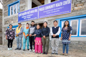 Karma Sherpa with Phuleli nursing team