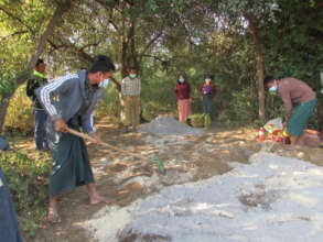 Training in making of organic fertilizer