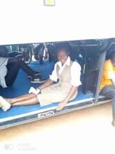 Student victim, road accident