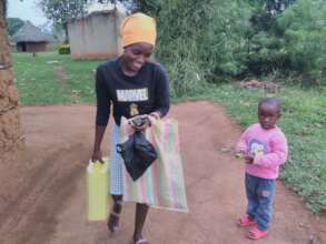 Victim and mom, happy moments