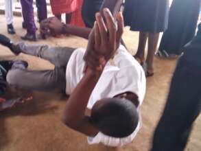 Road accident victim, no community ambulance