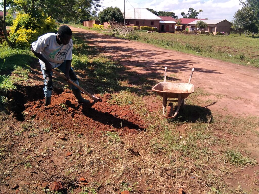 Site clearing, foundation work