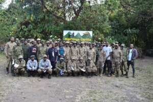 Group photo of rangers after the training