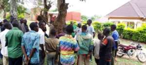 Mr. Stephen Rubanga addressing farmers
