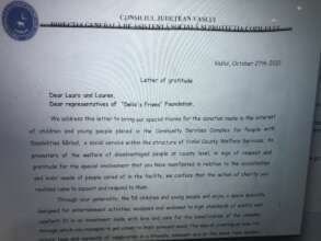 Thank you letter