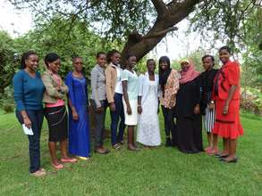 Kisa Alumni with Mentors Eligrania and Esther