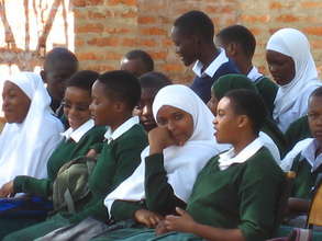 Young women at AfricAid Partner School