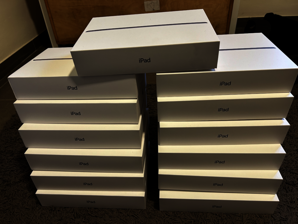 13 new iPads for Harim School