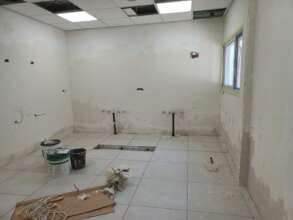 work in progress in the kitchen