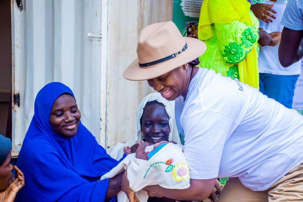 Provide 100 newborn babies' essentials in Nigeria