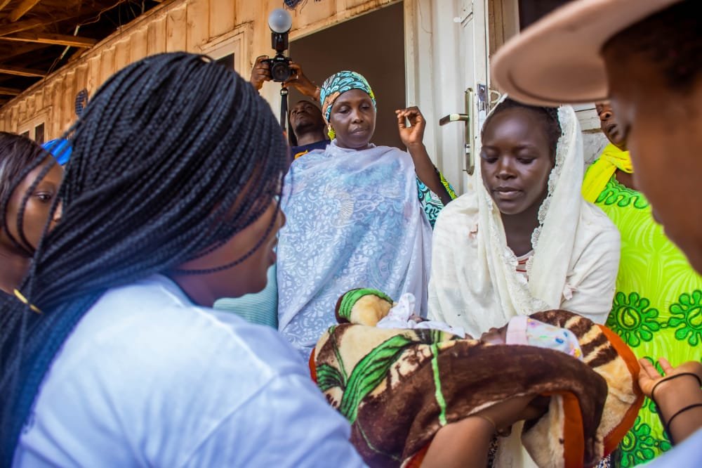 Provide 100 newborn babies' essentials in Nigeria