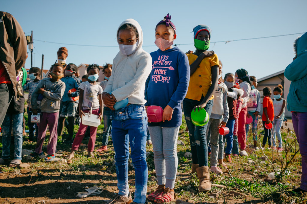 Feeding the needy amidst South African unrest