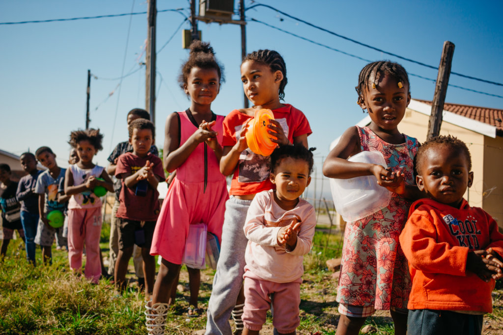 Feeding the needy amidst South African unrest