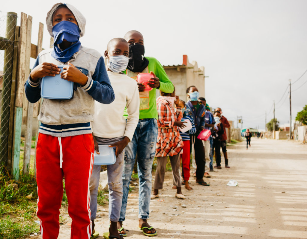 Feeding the needy amidst South African unrest