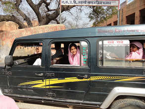 Riding to school in style