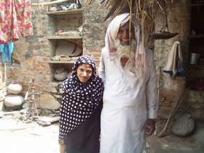 Arastun with her grandfather