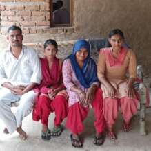 Kusum with her family