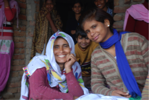 Puja and her mother