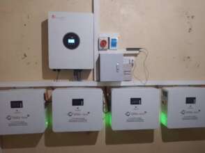 New battery systems and Inverter installed at Koro