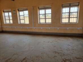 Power cables and sockets installed