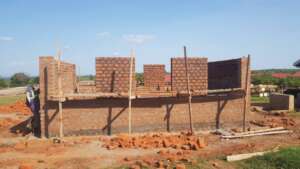 Wall construction almost finished