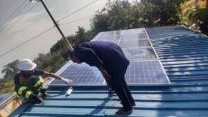 Okubani - panel installation in progress