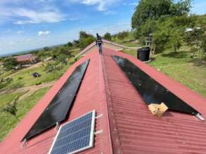 Fixing of solar panels