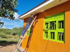 Installation of the external unit of AC