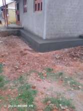 Smoothing the walls and fixing the apron