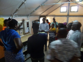 Demonstration at the Control room during training