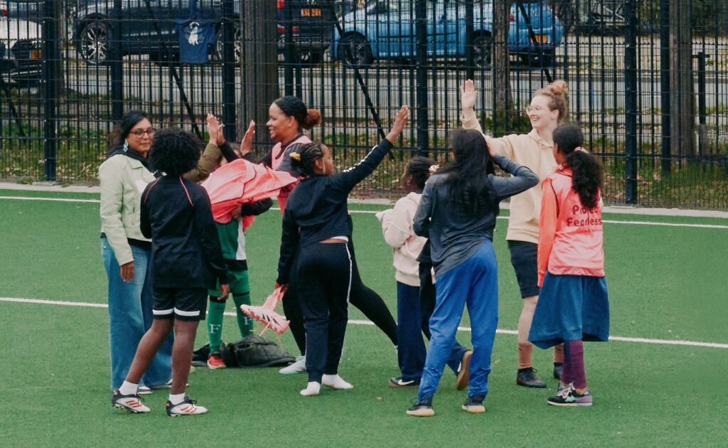 End-of-season Football match in Rotterdam