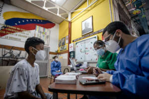 Health - doctor checking the student health