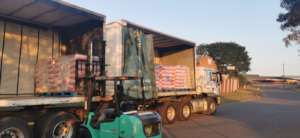 Loading Supplies for KZN Communities