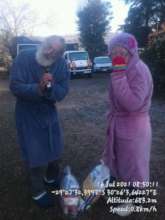 Families Receive Food Parcels