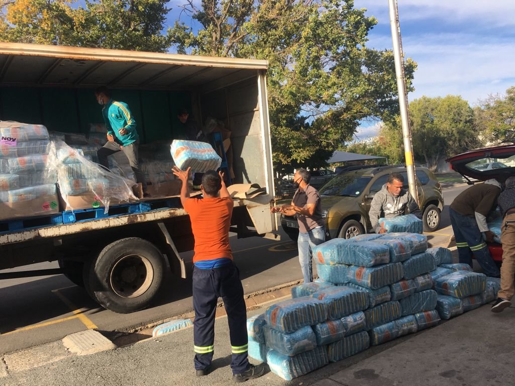 Food for children affected by South African Riots