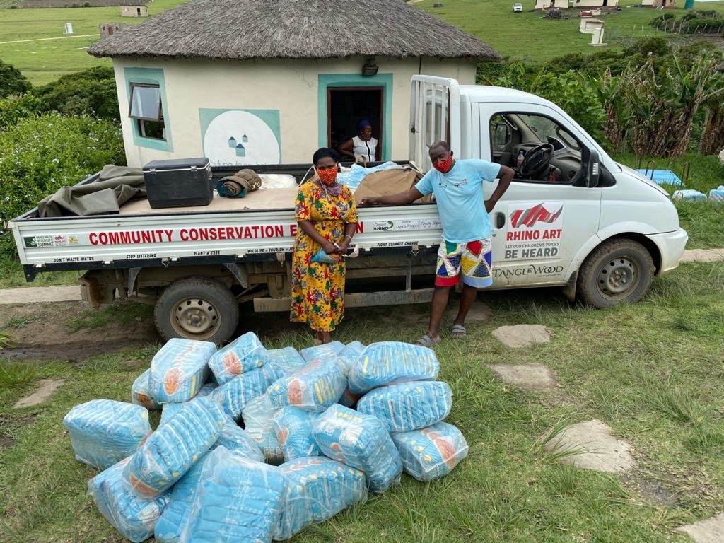 Food for children affected by South African Riots