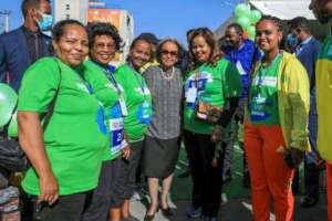 MHO Director on campaign with FDRE President