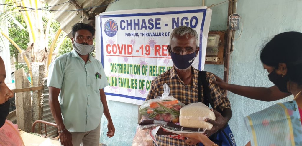 Save 62 blind families from starvation & Covid-19