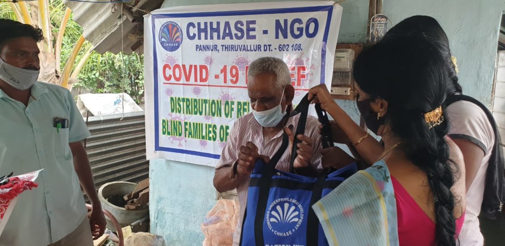 Save 62 blind families from starvation & Covid-19