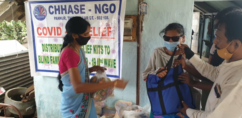 Save 62 blind families from starvation & Covid-19