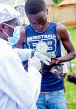 vaccination and treatment during home visits