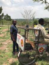 Rescued Animal being transported to shelter