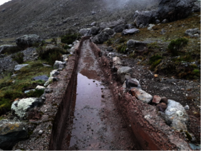 Old Anta Canal in a deteriorated condition