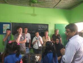 Donors Visited the Material Dev.Workshop in Ramu