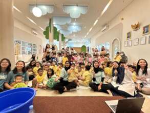 Busy Rangers! Workshops in multiple schools in JKT