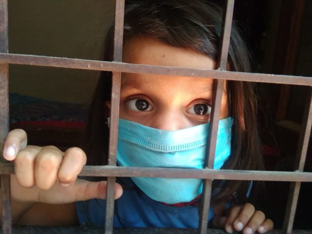 Food & Mask for Corona Fight of Poor Children