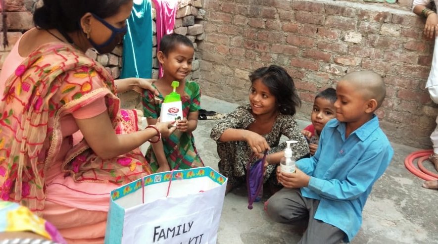 Food & Mask for Corona Fight of Poor Children